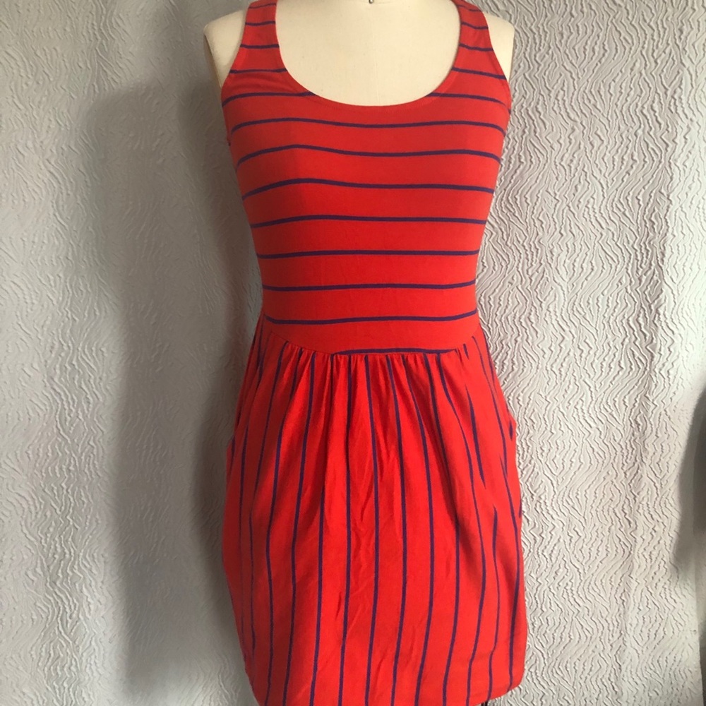 Red striped I love H81 pocket tank